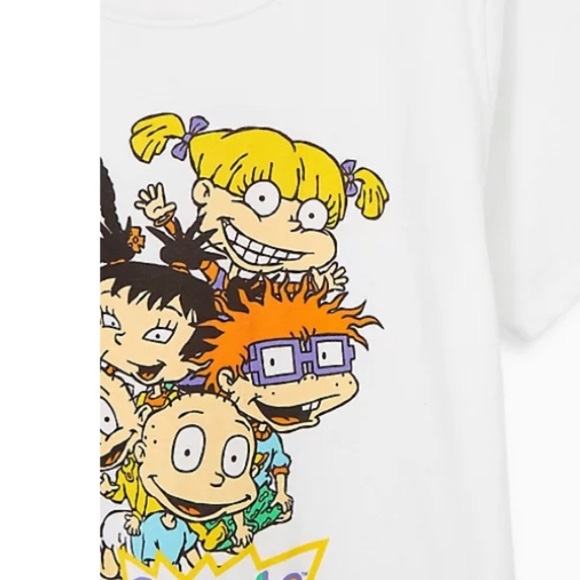 TORRID WT SLIM FIT CREW TEE - RUGRATS WHITE - Picture 2 of 5